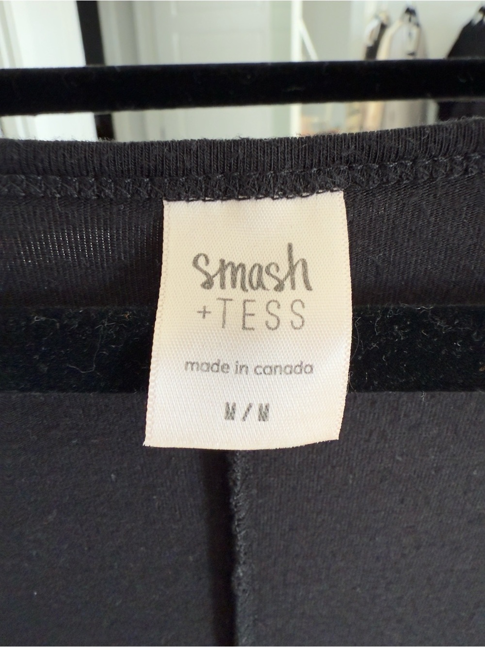 316. Smash + Tess Black Jumpsuit with Short Sleeves - Picture 2 of 9